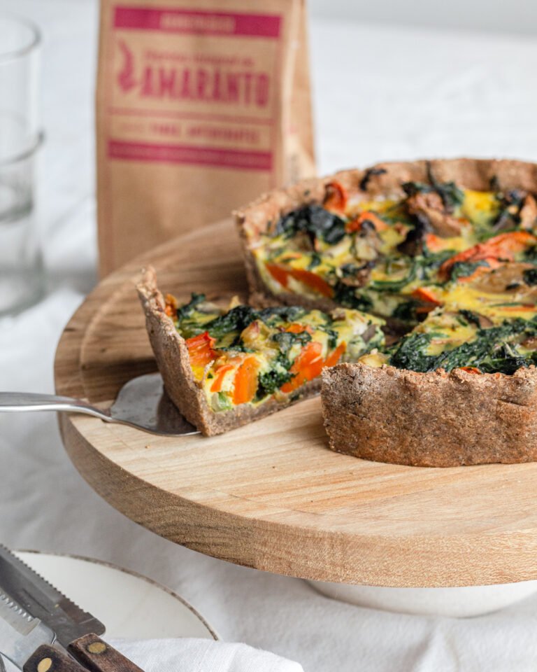 Tarta integral vegetales