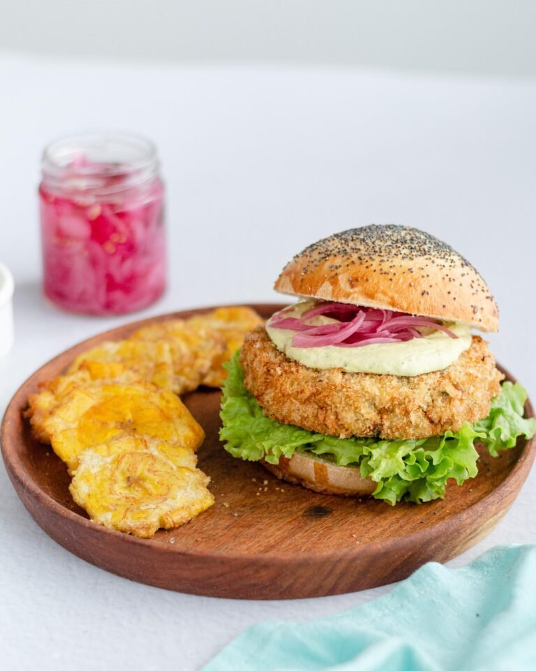 hamburguesa de pescado