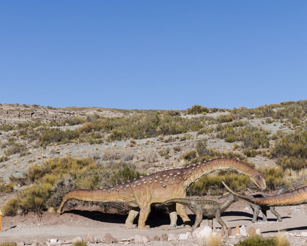Malargüe, parque huellas de dinosaurio, mendoza